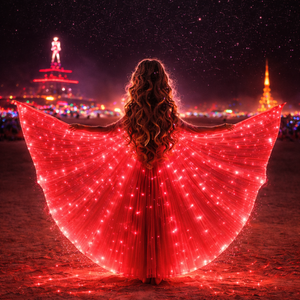 Luminous Flow Festival Cape bak view